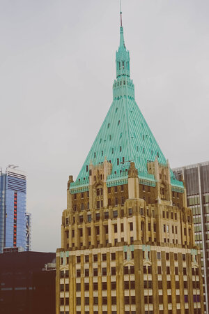 View from the 52nd Floor of 20 Exchange Place, Lower Manhattan, NYC