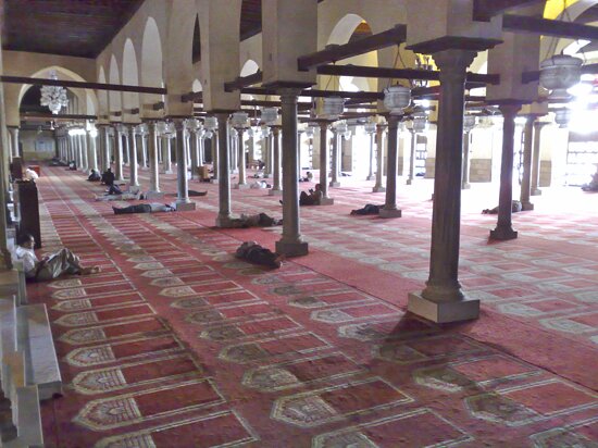 Main prayer room, Al-Ahzar Mosque