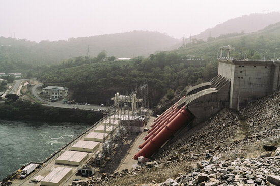 The Akosombo Dam, Ghana