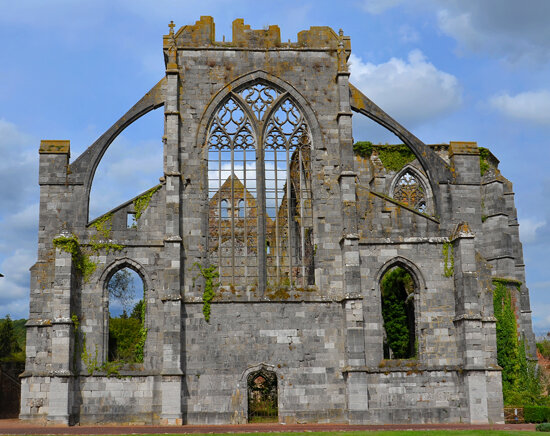 Aulne Abbey (Thuin - Belgium) (1022)