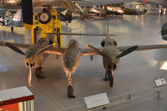Steven F. Udvar-Hazy Center: Lockheed P-38J-10-LO Lightning