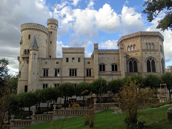Schloss Babelsberg im Herbst