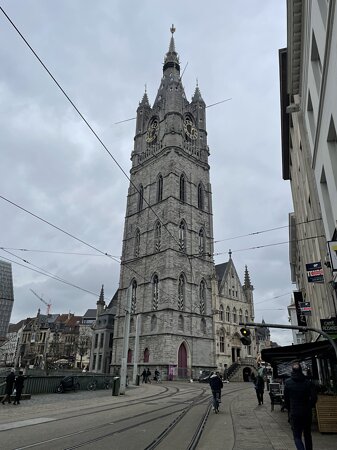 Ghent Sint Niklaaskerk and square (2)