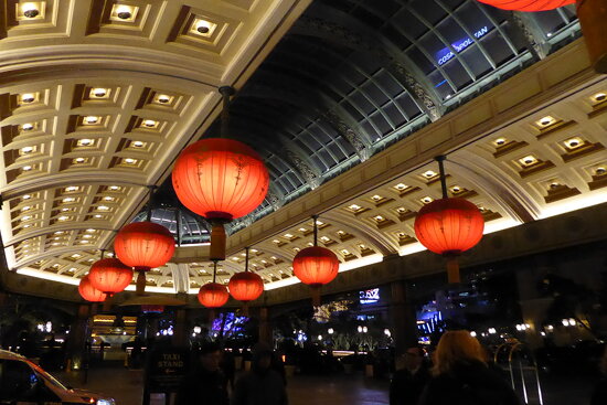 Lanterns at entrance