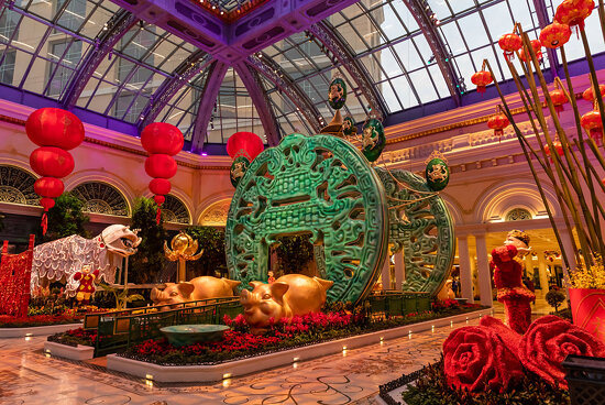 Bellagio Conservatory Chinese New Year - Pig