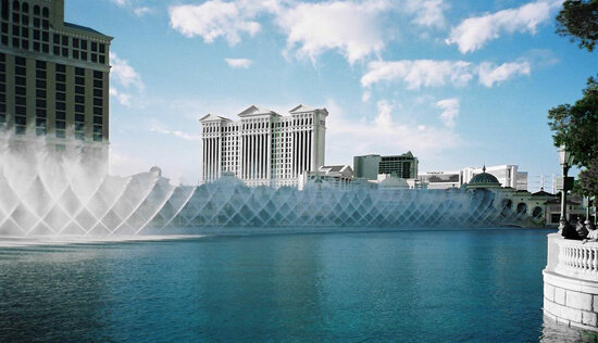 Las Vegas - The Bellagio water fountains show