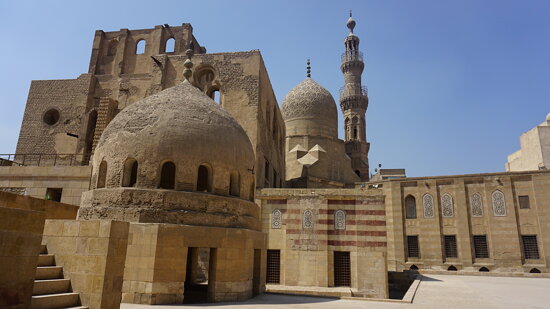 The Blue Mosque, Cairo, Egypt.