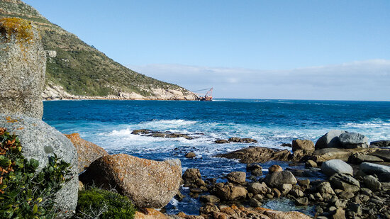 Wreck of the BOS 400, Hout Bay