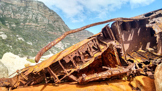 Wreck of the Harvest Capella, Hout Bay