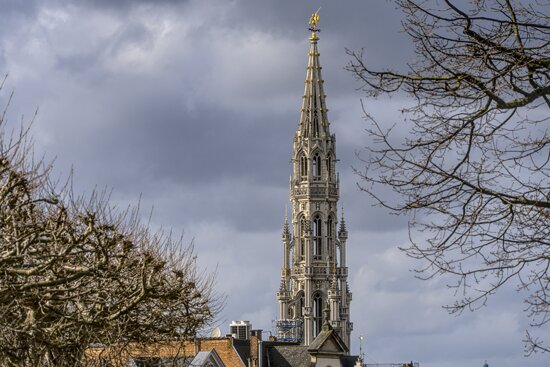 Brussels Town Hall Tower