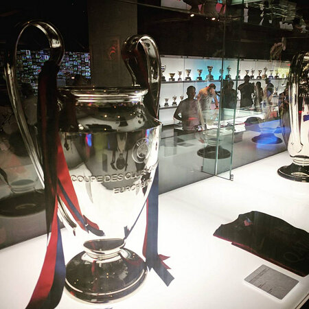 Dal vivo... È qualcosa di spettacolare...  #uefachampionsleague #fcbarcelona #messi #campnoustadium 