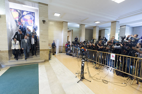 Representative of Syrian Opposition Briefs Press