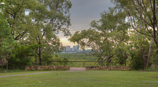 Darwin CBD from Charles Darwin National Park.HDR