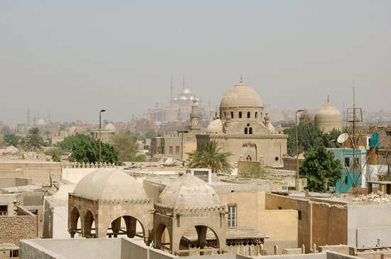 View of The City of the Dead and Citadel