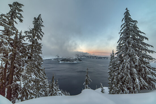 Crater Lake sunset