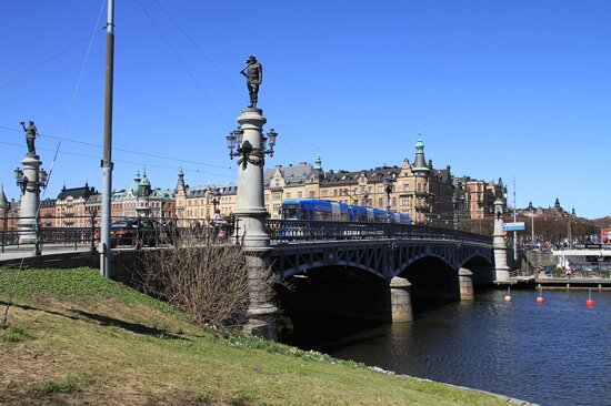 Djurgårdsbron (1897) with SL Flexity Classic A34