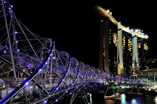 Double Helix Bridge