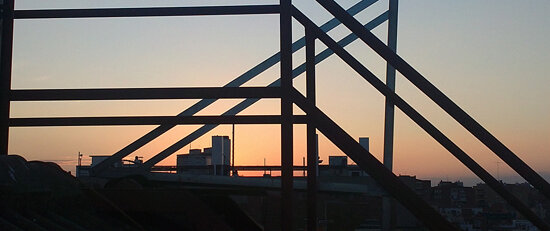 Atardecer en Carbanchel desde el Eko