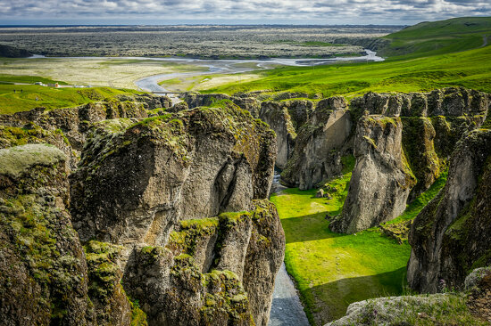 Fjaðrárgljúfur og Eldhraun