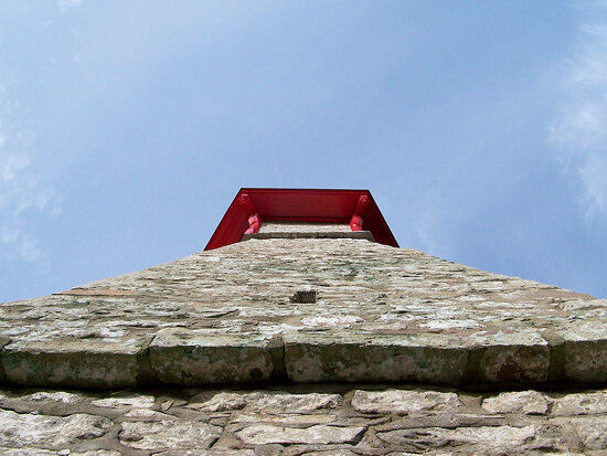 Up the side of the lighthouse