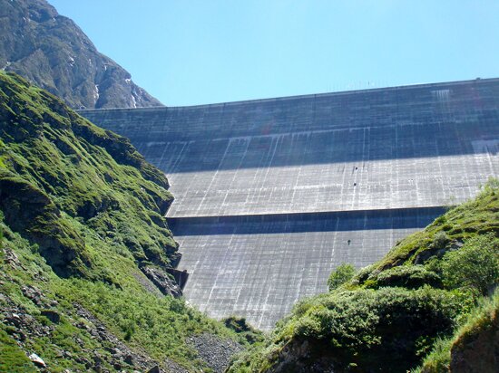 Barrage de la Grande-Dixence, le val des Dix ,Hérémence , Valais