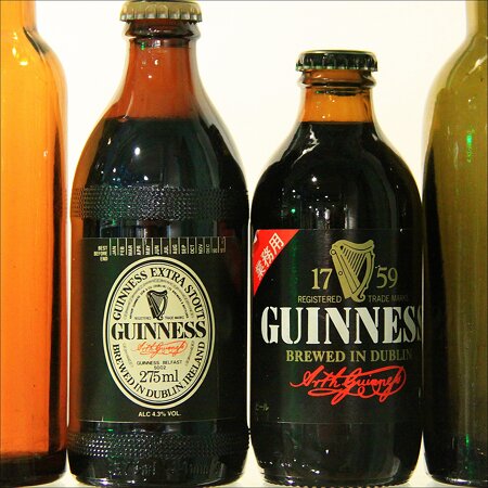 small guinness bottles