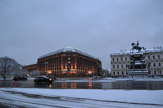 Питер зимний вечер