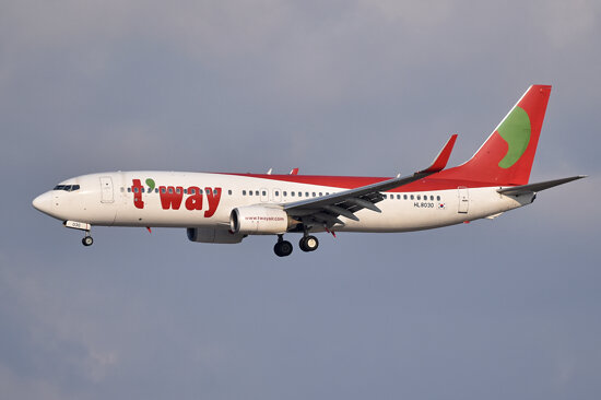 Boeing 737-8Q8 ‘HL8030’ T’Way Airlines
