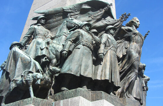 Belgian Infantry Memorial, Place Poelaert, Brussels, Belgium
