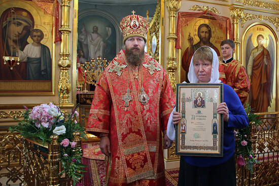 В селе Большое Покровское освятили храм Покрова Пресвятой Богородицы