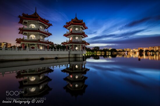 Twilight Pagodas