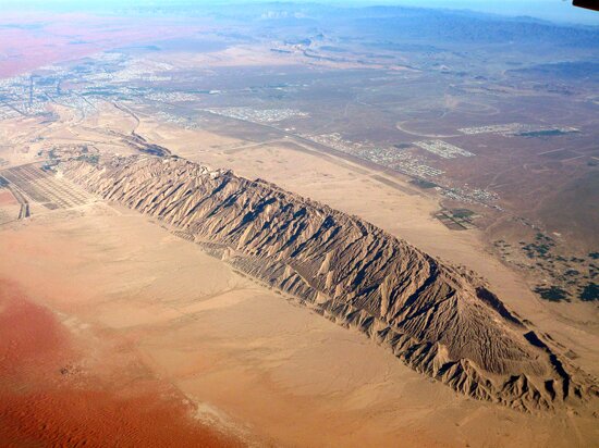 Jebel Hafeet from above