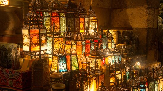 The colorful lanterns of Khan El-Khalili