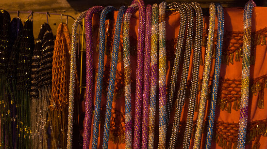 Sequin canes in Khan El-Khalili
