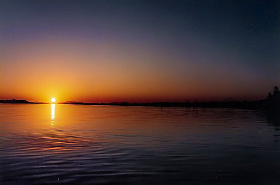 Sunset at Lake Kariba - Zimbabwe, 1995