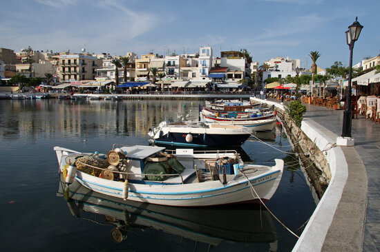 Agios Nikolaos lagoon, Lake Voulismeni
