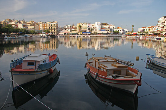 Agios Nikolaos lagoon, Lake Voulismeni