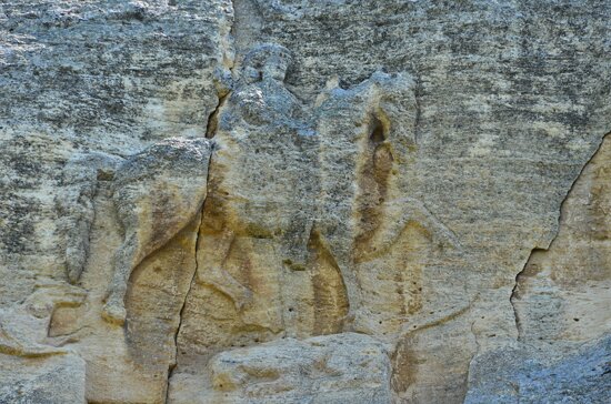 Madara Rider, dated to ca. 710 CE, and said to portray Bulgarian Khan Tervel (1)