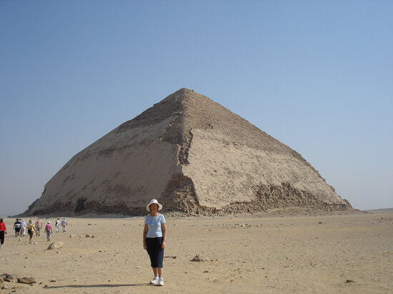 Shirley at Bent Pyramid