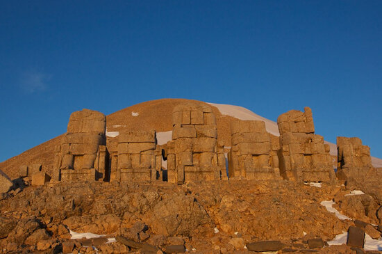 Mount Nemrut at sunrise