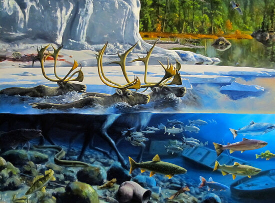 MOCA Cleveland 01-09-2019 16 - Alexis Rockman - Cascade Detail