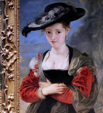 IMG_8993N Peter Paul Rubens. 1577-1640. Anvers. Portrait de Suzanne Lunden (?) dit le chapeau de pai