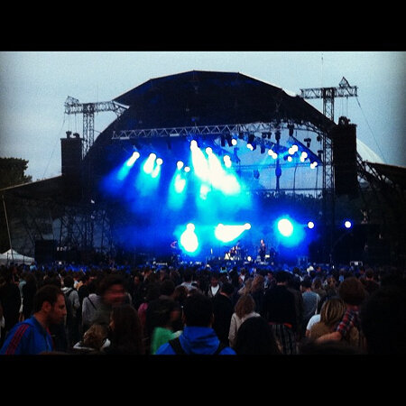@ElectricGuest at @welovegreenfest last night. Great show, great festival.
