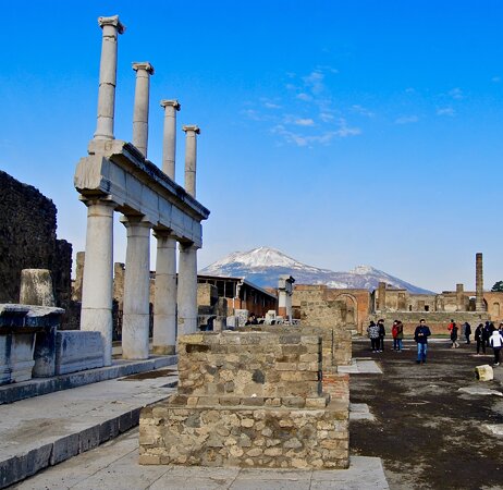 Mt. Vesuvius from Pompeii