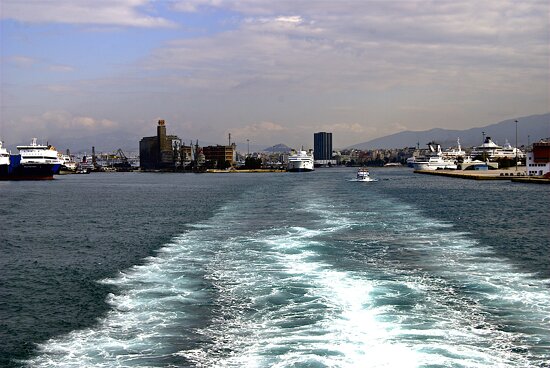 Pulling out of Piraeus