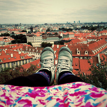 #undermyfeet #prague #praguecastle #city