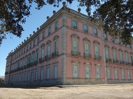 Palacio de Riofrío - Esquina de la fachada