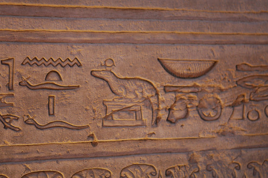 The local crocodile god Sobek. Priests trained a crocodile and kept him in the temple. When the croc