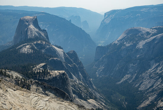 Half Dome over Yosemite Valley