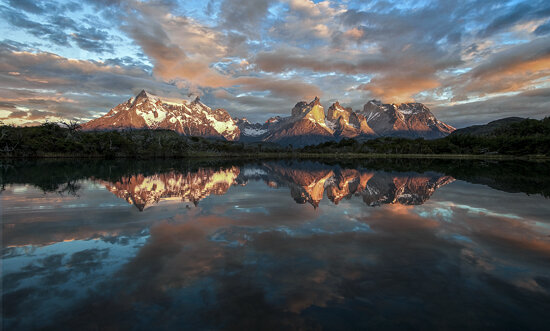 Happy Earth Day!  Sunrise over Torres del Paine National Park, Chile.